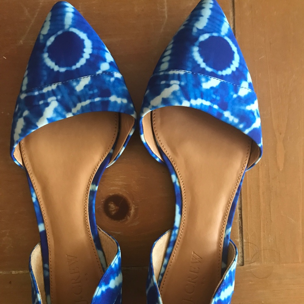 Brand new J Crew D'Orsay flats.  Size 8.